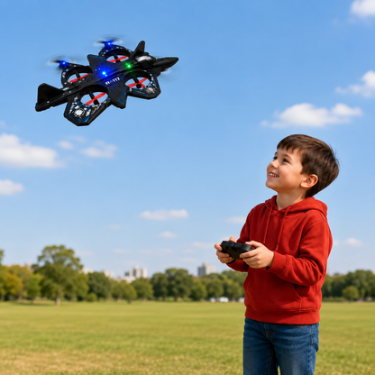 🚀 Mini Fighter Jet Drone for Kids | USB Rechargeable RC Aircraf 0712